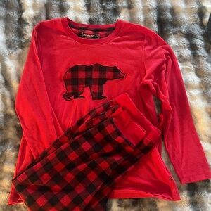 Red Bear Woman’s Pajamas Eddie Bauer